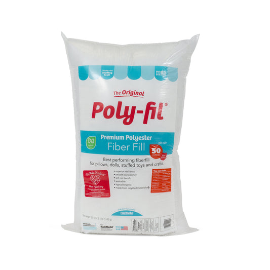 Poly-Fil® Premium Polyester Fiber Fill by Fairfield, 5 Pound Box