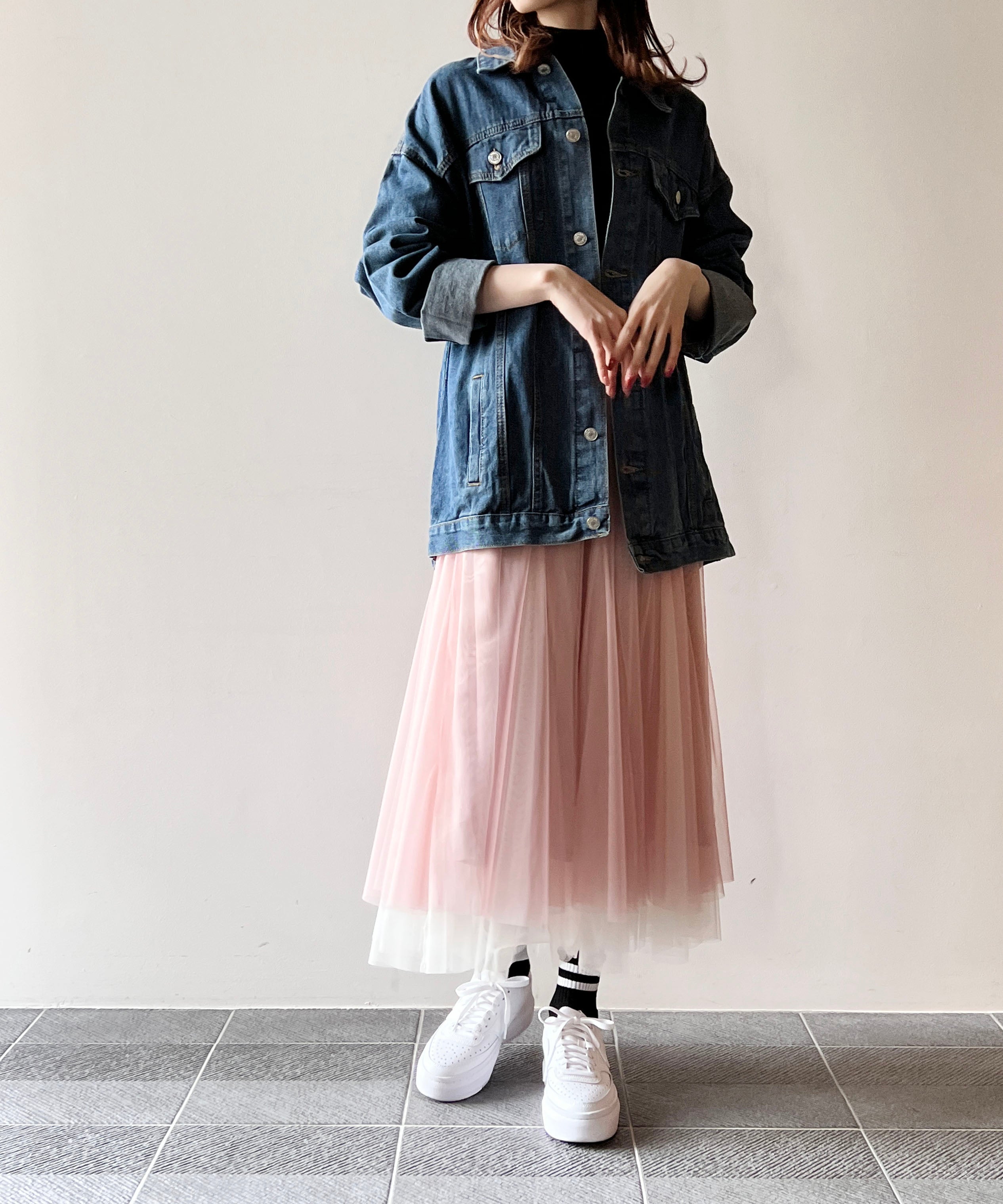 Currentage Colorless Tulle Jacket ベージュ | signalstationpizza.com