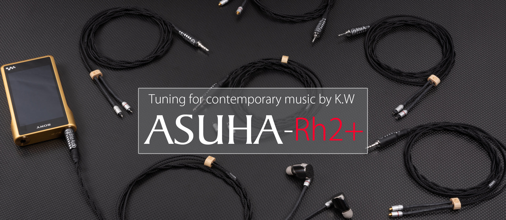 ASUHA-Rh2+ イヤフォンリケーブル – Brise Audio