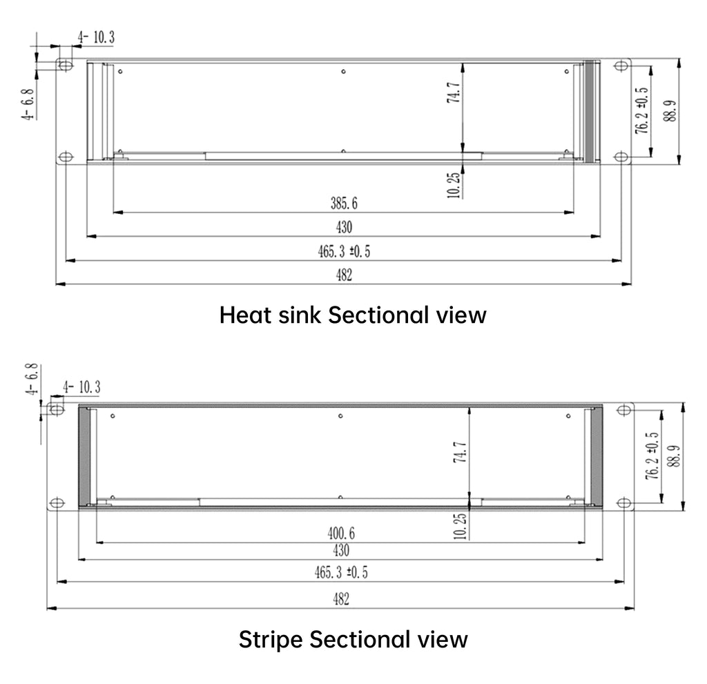 19inch 2U  enclosure