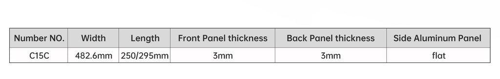 3u blank rack panel  - 19 inch enclosure