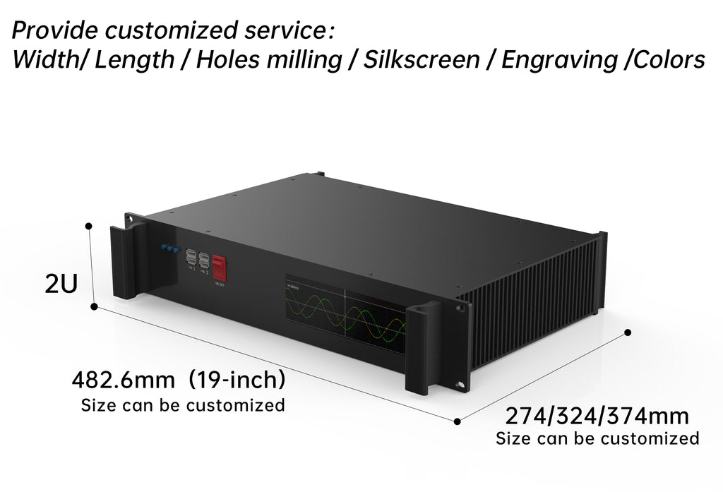 Chassis per montaggio su rack 2u - rack per case 2u