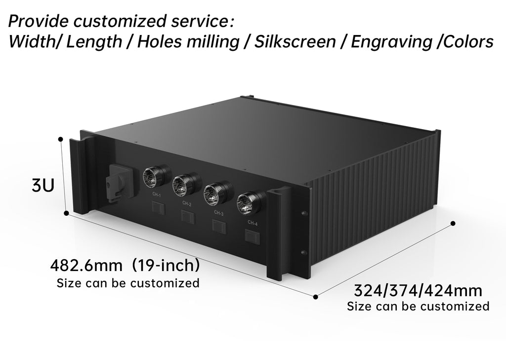 aluminum enclosure -3U rack