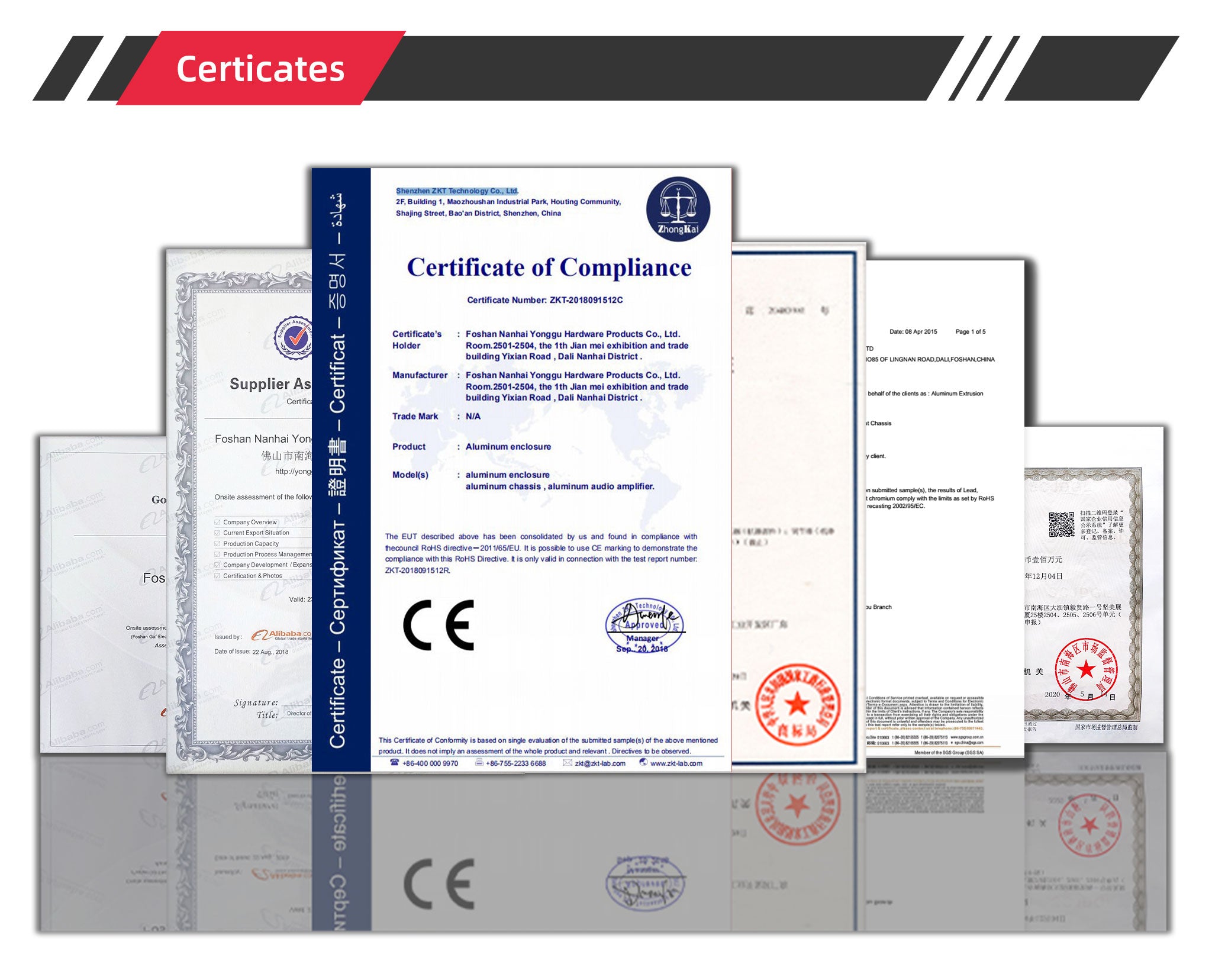 Certification de qualité CNC