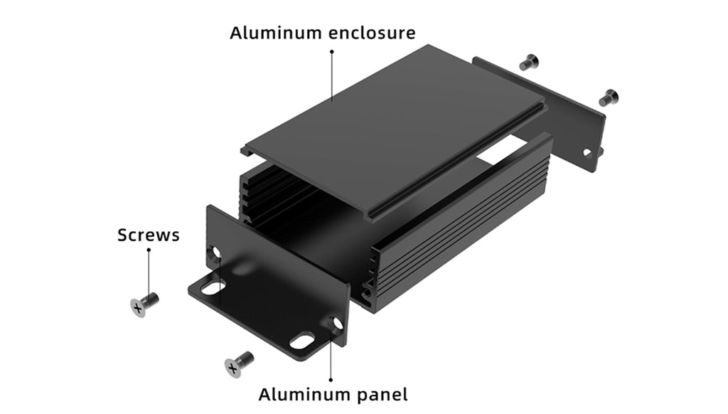 Anschlussdose -Aluminiumgehäuse -Gehäuse für elektronische Geräte