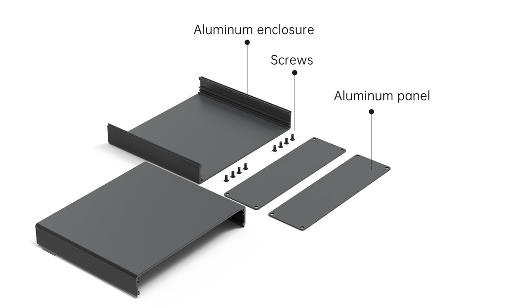 extruded aluminum project box-aluminium profile enclosure