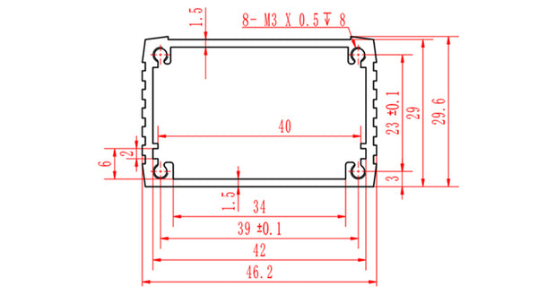 aluminium extrusion enclosure -  large aluminum enclosure