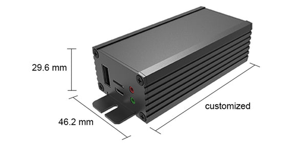 aluminium enclosure box -  aluminum extrusion enclosure -  custom aluminum enclosure