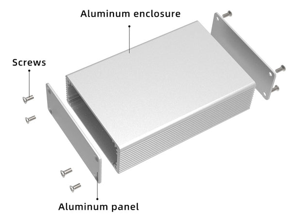 Transmission d'énergie électrique - boîte de jonction - boîtier en aluminium