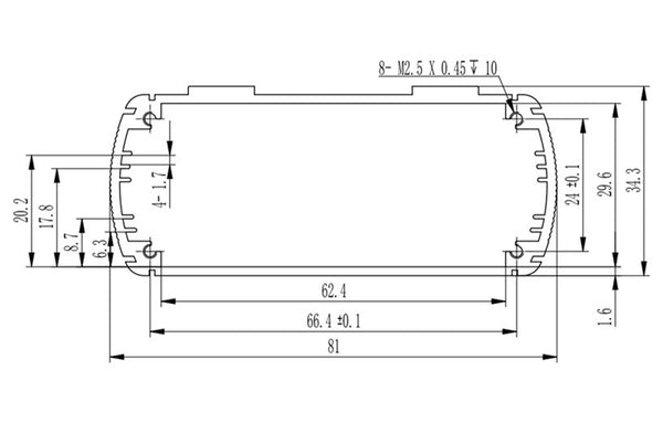 electronic enclosure -aluminum enclosure - junction box