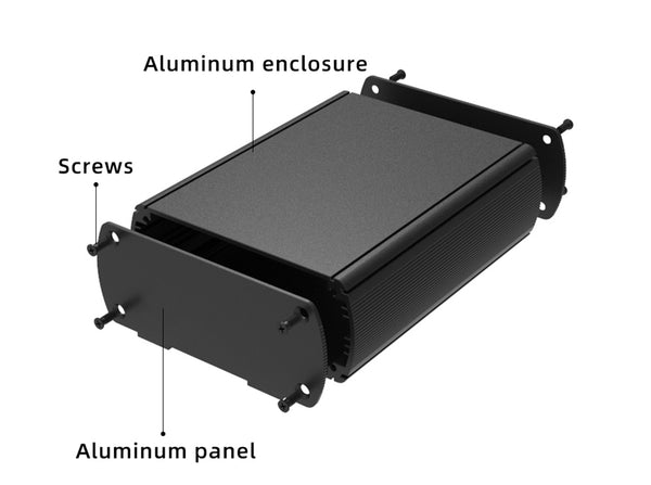 boîtier en aluminium - boîtier en aluminium - boîtier électronique