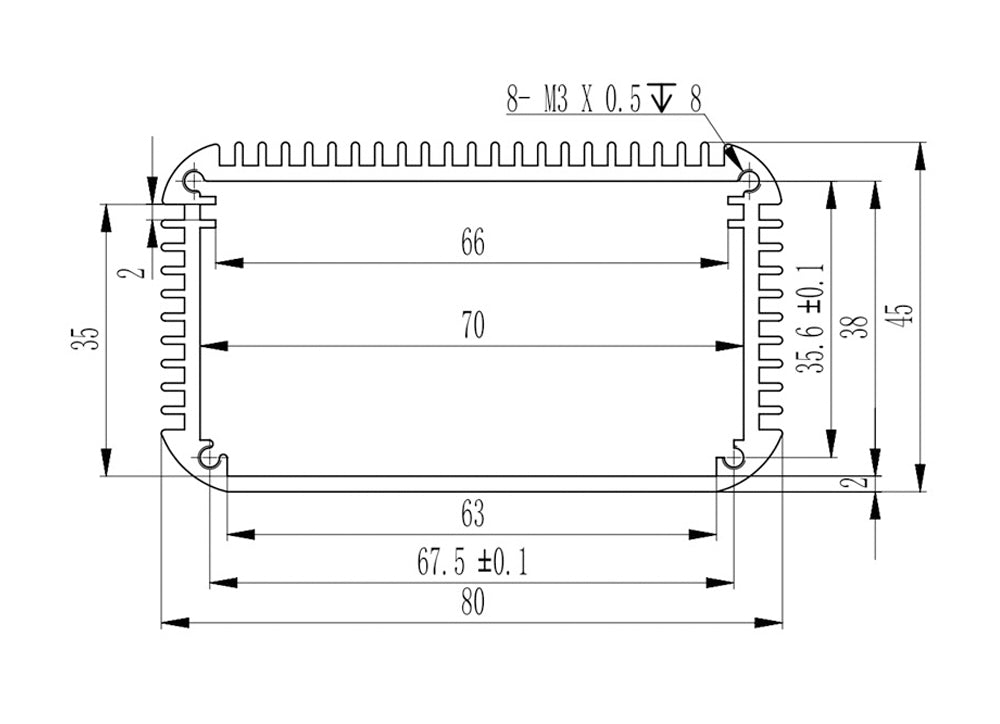 Boîtier d'amplificateur extérieur