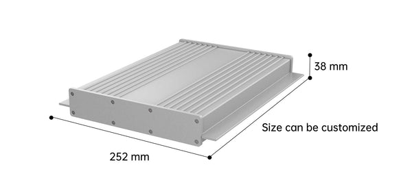 Boîte de jonction de projet en aluminium