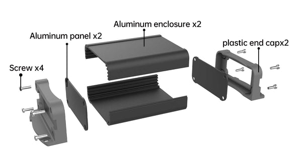 aluminum box -electronic enclosure -EMI shielding enclosure