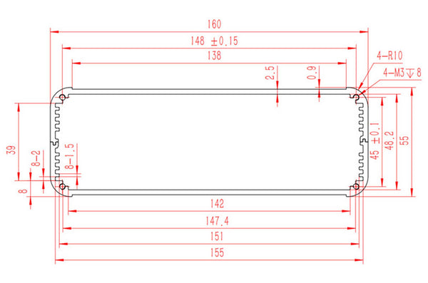 aluminum din  enclosure