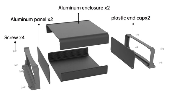 Caixa Eletrônica de Alumínio