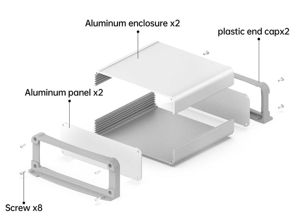 Caixa Eletrônica de Alumínio