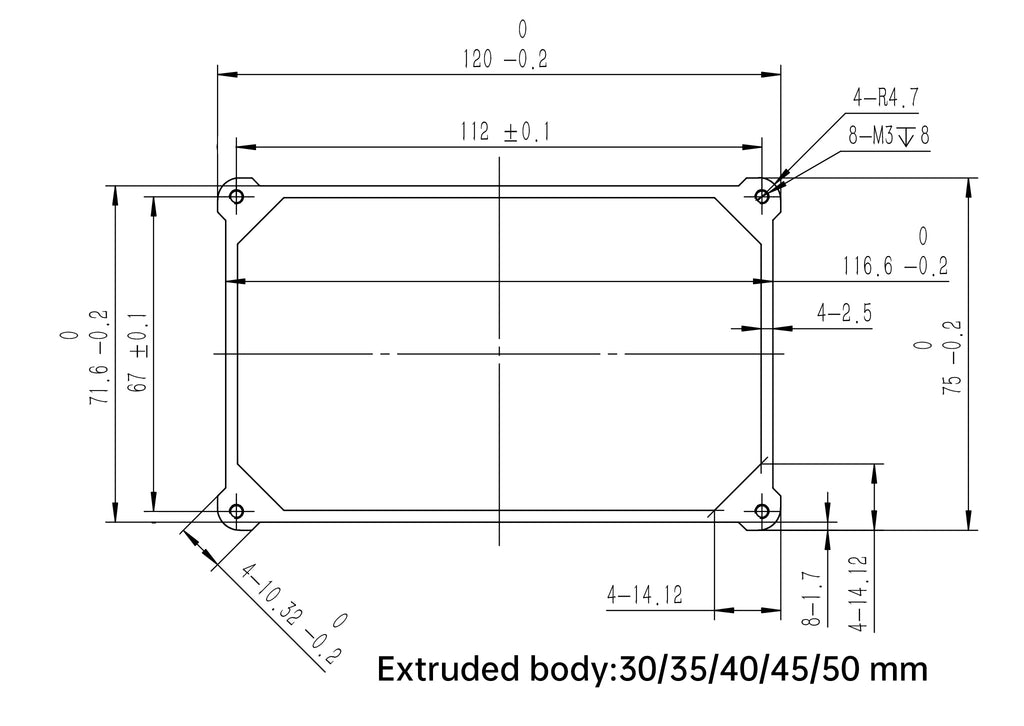 ip68 electrical junction box