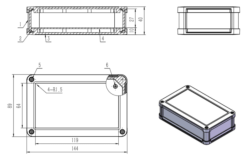 IP68 상자