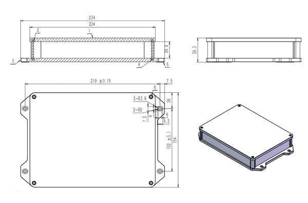 aluminium aansluitdoos waterdicht