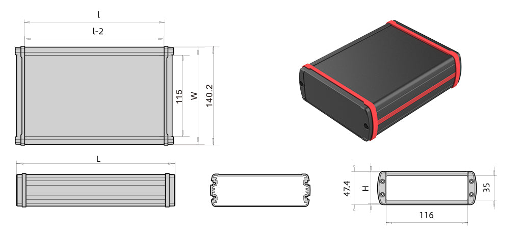 MH03 waterproof enclosure