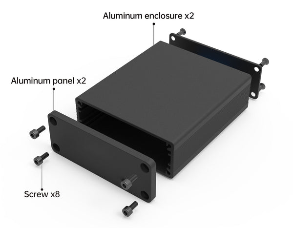 ampli box cabinet - ampli case box - ampli box aluminium