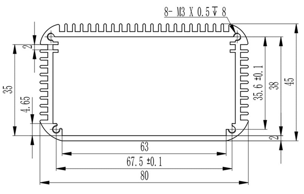 enclosure amplifier aluminum-amplifier cabinet body only-amp enclosure buy