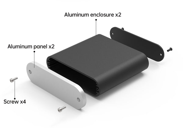 box amplifier -box amplifier aluminium-small amplifier box