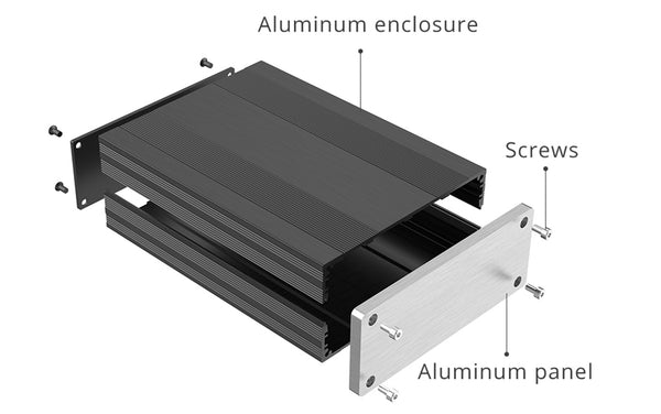 design della custodia dell'amplificatore-telaio dell'amplificatore audio