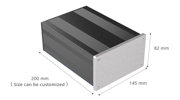 коробка с усилителем - коробка аудиоусилителя - алюминиевый корпус усилителя