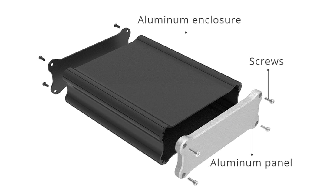 custodia per amplificatore audio fai da te