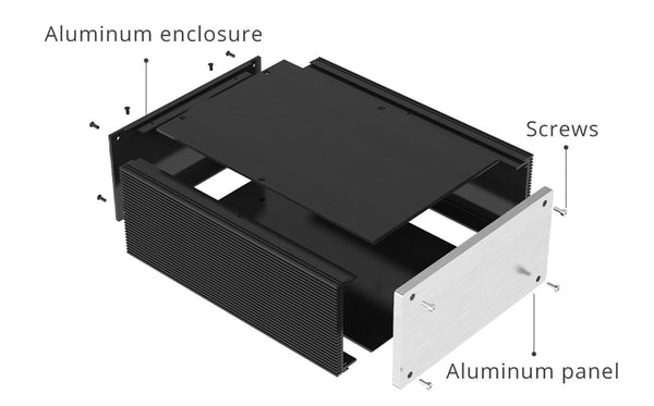 custodia dell'amplificatore audio