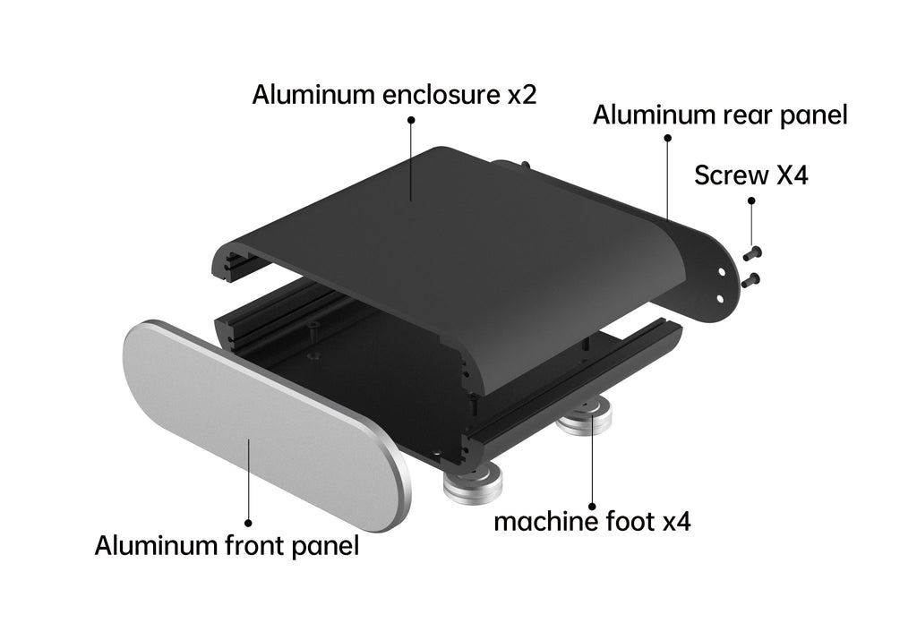 Aluminium Amp Chassis