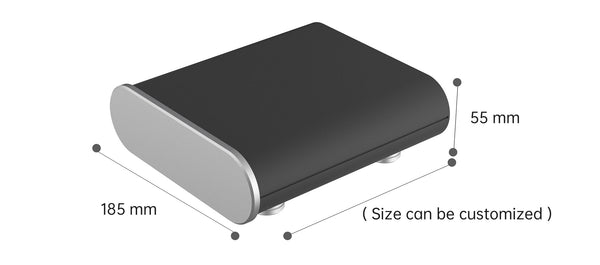 알루미늄 증폭기 인클로저-오디오 증폭기 상자-오디오 증폭기 캐비닛 상자