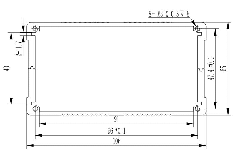 electronic equipment enclosure -junction box