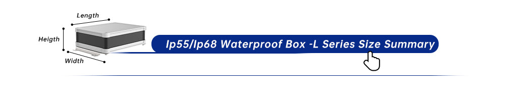 IP68 waterproof enclosure L series