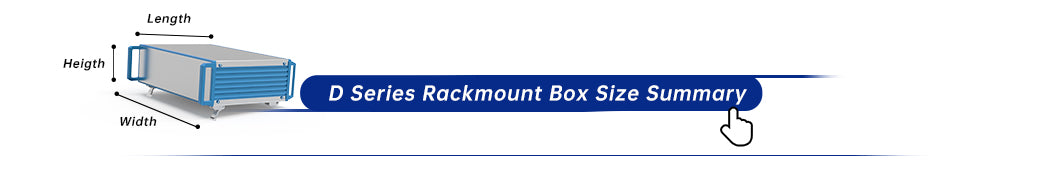 Rackmount-Gehäuse der d-Serie