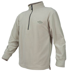 Fumarel - Sudadera micropolar midzip color beige 