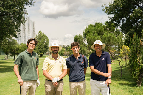 Pedro Domecq, Tomás Montijano, Cosme Domecq, Carlos del Corral CETEMA Federación de Golf de Madrid Fumarel
