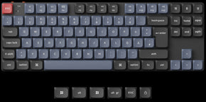 German DE-ISO Layout Keychron K1 Pro QMK/VIA ultra-slim custom mechanical low profile keyboard