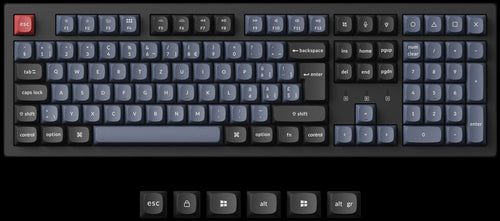 Swiss ISO Layout Keychron K10 Pro QMK/VIA Custom Mechanical Keyboard