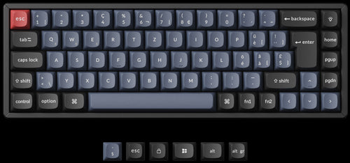Swiss ISO Layout Keychron K6 Pro QMK/VIA Custom Mechanical Keyboard