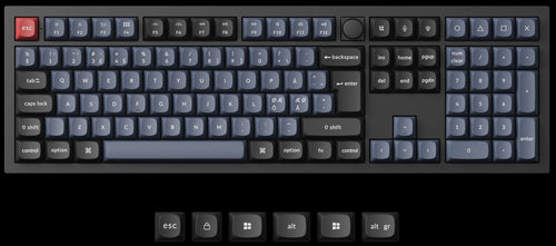 Keychron Q6 Pro 100% Nordic ISO Layout Custom Mechanical Keyboard
