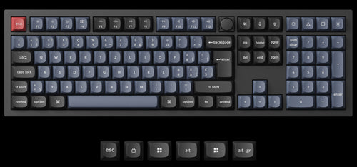Keychron Q6 Pro 100% Swiss ISO Layout Custom Mechanical Keyboard