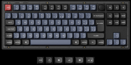 Swiss-ISO Layout Keychron V3 QMK/VIA Custom Mechanical Keyboard