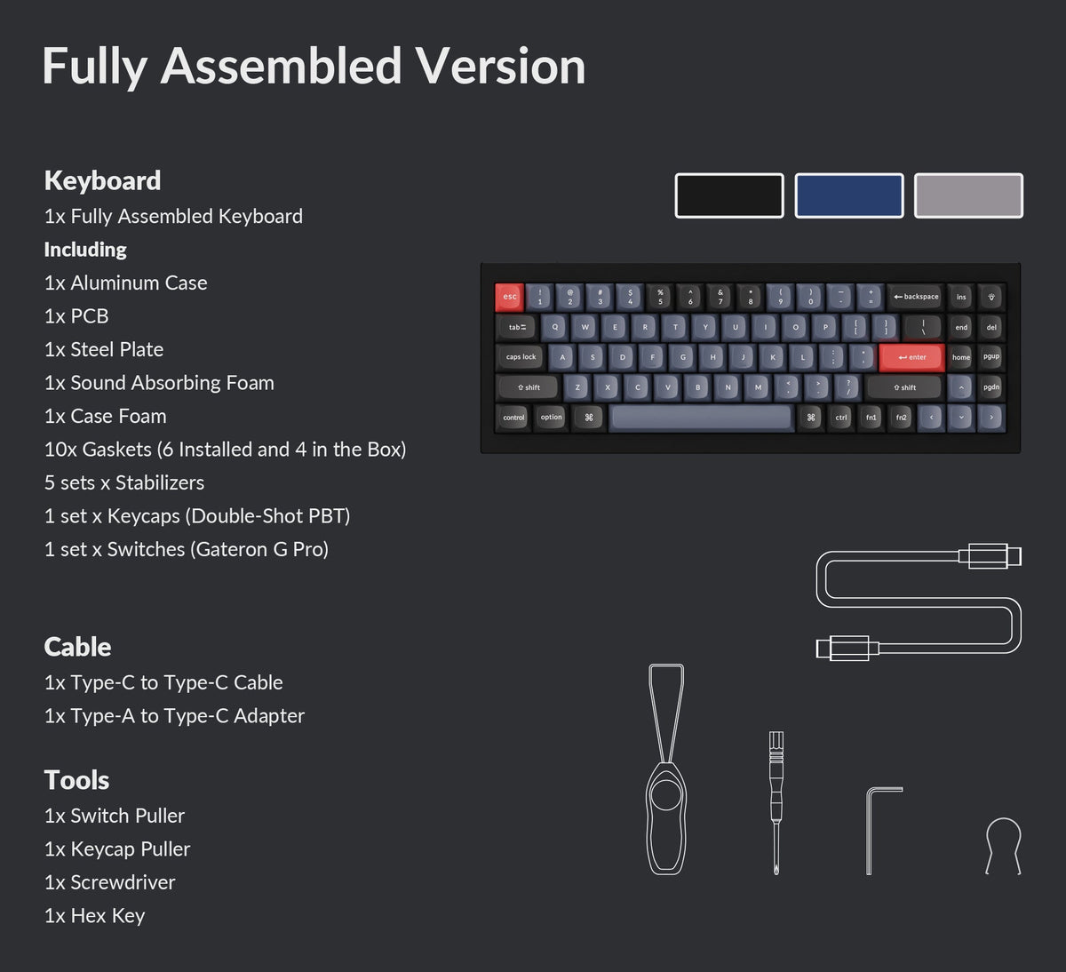 Keychron Q7 70% Layout Custom Mechanical Keyboard