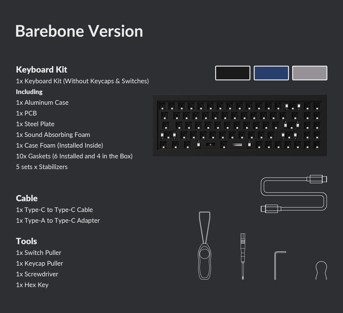 Keychron Q7 70% Layout Custom Mechanical Keyboard