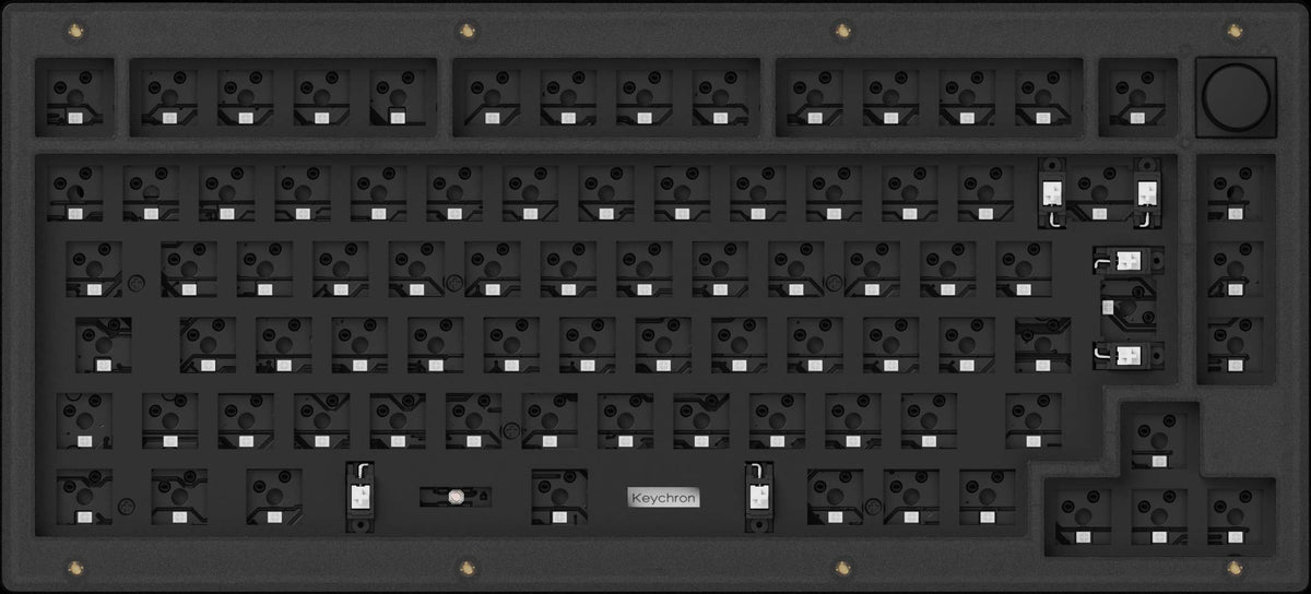 Barebone ISO Layout Keychron V1 Custom Mechanical Keyboard