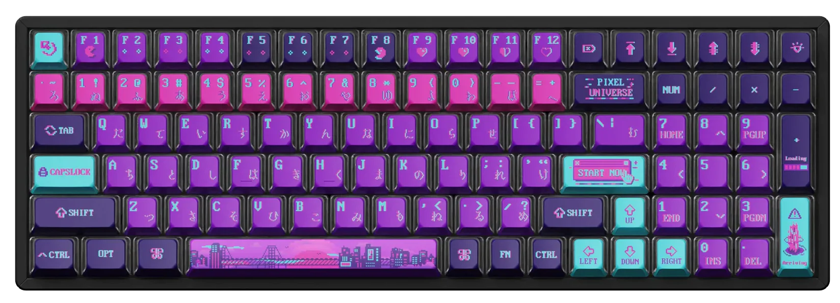 OEM Dye-Sub PBT Full Set Keycap Set - Morse Code