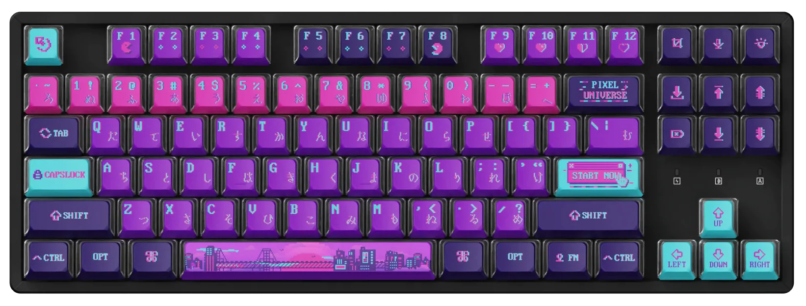 OEM Dye-Sub PBT Full Set Keycap Set - Morse Code